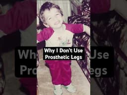 Why I Don’t Use Prosthetic Legs #disability #prosthetic #wheelchair #accessibility #technology