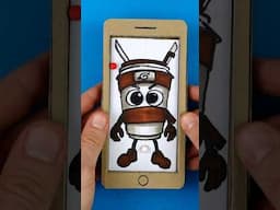 Cappuccino Assassino Amazing Cardboard Pinball iPhone Game Smart Craft Ideas 🩷 #cappuccinoassassino