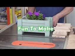 DIY How to Build This Small Cedar Flower Box out of a Picket Fence