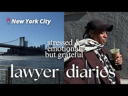 busy work week in NYC + almost quit YouTube *for real* | LAWYER DIARIES