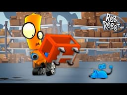 Squeaky Clean Getaway 🐭 | Rob The Robot | Preschool Learning