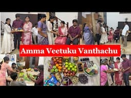 Amma veetuku vanthachu Vlog|Thambi Wife Ku Palakaram|Special Vlog