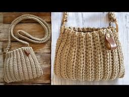 Easy Crochet Macramé Bag | Free Pattern + Tutorial