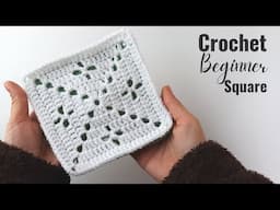 Crochet Easy Beginner Square For Blankets Tops And Bags