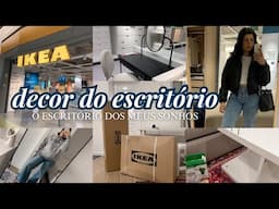 ESCRITÓRIO DOS SONHOS: ESCOLHA, MONTAGEM E TOUR PELO ESCRITÓRIO...