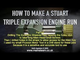 HOW TO MAKE A STUART TRIPLE ENGINE RUN - PART #7