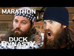 Willie vs. Jase: The Ultimate Duck Dynasty BROTHER BATTLES *Marathon* of Full Episodes