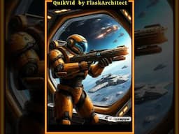 AI controlled Mechanical warriors proved valuable when a  spaceship was breached #flaskarchitect