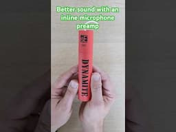 Better sound with a preamp #video #sound #recording #microphone #preamplifier