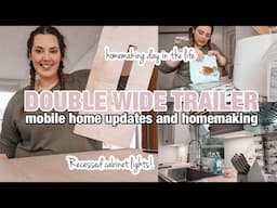 ADDING RECESSED CABINET LIGHTING TO OUR DOUBLE WIDE MOBILE HOME | mobile home updates + homemaking!