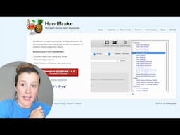 Video Compression Tutorial  using Handbrake for Yoga Videos