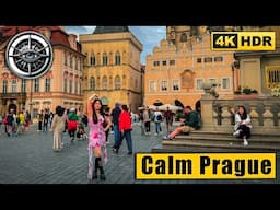After the Storm | Evening Walk in Prague Old Town 🇨🇿  4K HDR