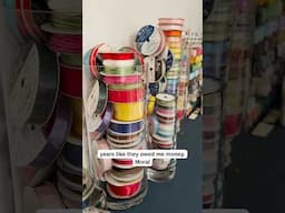 This Ribbon Storage Hack is Unhinged… but It Works 🎀😎