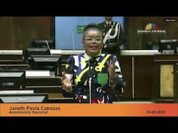 Asambleísta Paola Cabezas - Sesión 1023
