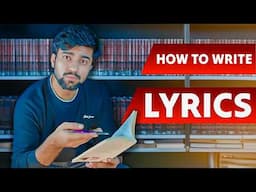 How To Write LYRICS  | MasterClass