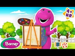 Drawing & Painting with Barney | Art & Creativity for Kids | NEW  Compilation | Barney the Dinosaur