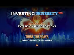 Chpt 12.1 Extrinsic Value of Options
