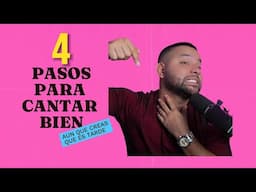 4 PASOS PARA CANTAR de Cero Desde Casa- Clase #1