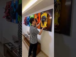 Genius idea! Artwork from LEGO Cars! #shorts