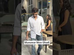 #munawarfaruqui snapped with Full security at restaurant
