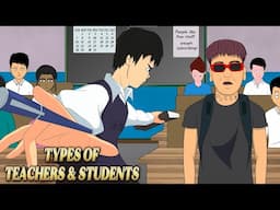 Lil Jhola As A Student | Types Of Teachers  & Students | Nepali Animation