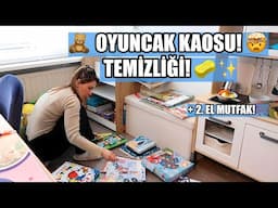 🧸 BÜYÜK OYUNCAK TEMİZLİĞİ 🧹 | Düzenleme + 2. El Çocuk Mutfağı