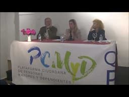 Charla - Coloquio sobre la ley de dependencia. Ponente: Juana María Carreño García.