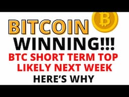 Good Chance Bitcoin Tops by Next Week - Evidence BTC Will Rally Higher Then Top & Pullback