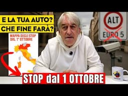 Dal 1° Ottobre NON POTRAI più USARE la TUA AUTO? Ecco DOVE! Cosa Cambia per MILIONI di ITALIANI