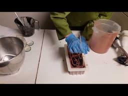 Live Soap Making Batch 868 Frankincense