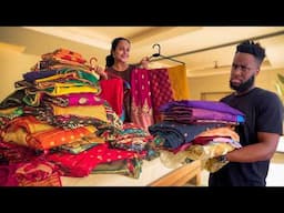 My Wife Showed Me Her Hidden Saree Collection!
