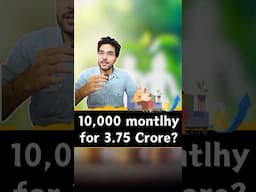 10,000 monthly for 3.75 Crore? #money #finance #business #gkhindi #gkindia #basicgyaan
