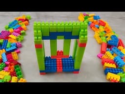 Satisfying DIY Lego Swing/ASMR Building Blocks/block game /lego building fun#asmr#buildingblocks