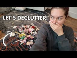 DECLUTTER WITH ME // eyebrows, mascara, eyeshadows + primers