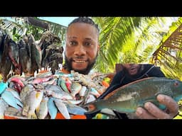 A #fisherman Catch without a boat