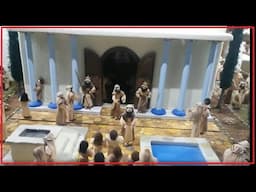 CONHEÇAM ESSE PRESÉPIO FEITO COM PALHA DE MILHO