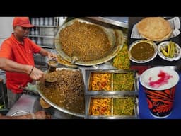 Chauhan Ji Ke Palak Paneer Wale Chole Bhature, Lassi & More || Delhi Street Food