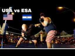 Noche de Boxeo Callejero en Fiestas Patronales de ACAJUTLA SONSONATE