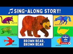 Brown Bear Brown Bear What Do You See | Animated Read Aloud with Animal Sounds for Kids