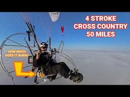 EXHILARATING Cross Country Flight! FOUR STROKE Fuel Burn Testing