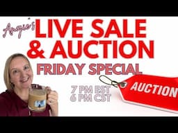 Special Friday LIVE SALE & AUCTION | Angie & Trish | Great Deals & Giveaways