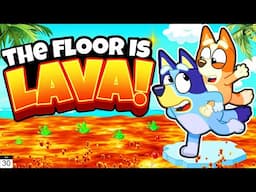 Bluey Floor Is Lava 🌋🌋 | Brain Breaks for Kids | Just Dance Spring Fun | Danny Go! [20 MINS]