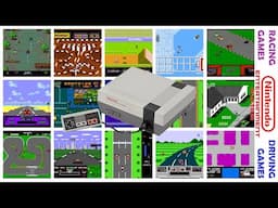 Over 50 Nintendo NES Racing / Driving Games In Under 30 Minutes