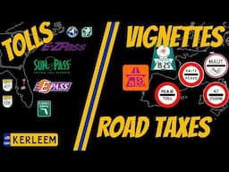 🌍 TOLLS, TAXES & VIGNETTES: USA vs Europe - How SHOULD drivers PAY for the roads they drive on? 🚗💰