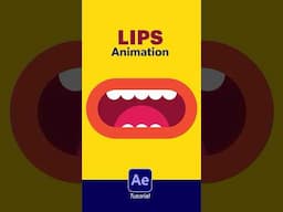 Mouth Rigging Animation Tutorial #aftereffects
