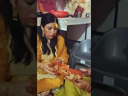 Doing Some Rituals On Haldi Ceremony #shorts #trending #youtubeshorts #shortsvideo #ytshorts