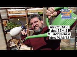 L'ARROSAGE des SEMIS et le BASSINAGE des PLANTS【La formation Potager Coach - chapitre 13】