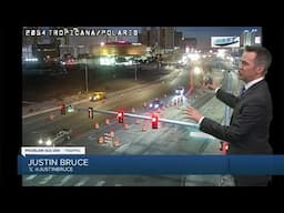 Major closure at Tropicana Interchange set for Wednesday morning