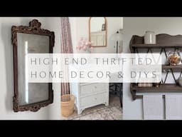High End Thrift Shop Home Decor Finds & DIYs / Curating a Vintage Modern & Modern Charm Home