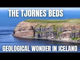 The Unique Tjornes Pliocene Beds - Cross Section Shows Millions of Years